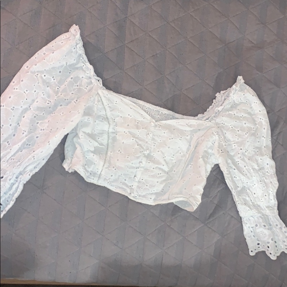 Lace cottage core top